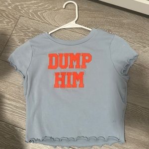 Juicy couture “dump him” iconic tshirt